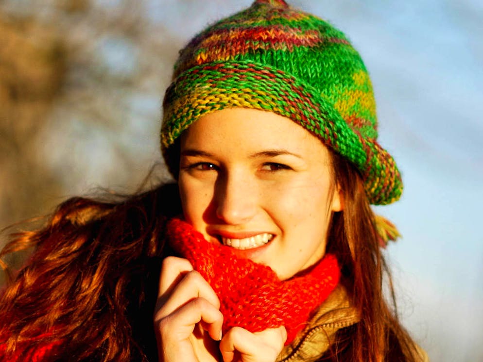 Woman in cold weather.

When: 08 Nov 2012