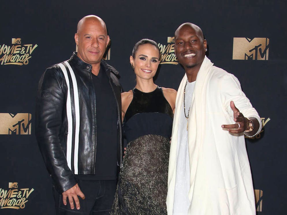 2017 MTV Movie And TV Awards
Featuring: Vin Diesel, Jordana Brewster, Tyrese Gibson
Where: Pasadena, California, United States
When: 07 May 2017
Credit: FayesVision/WENN.com