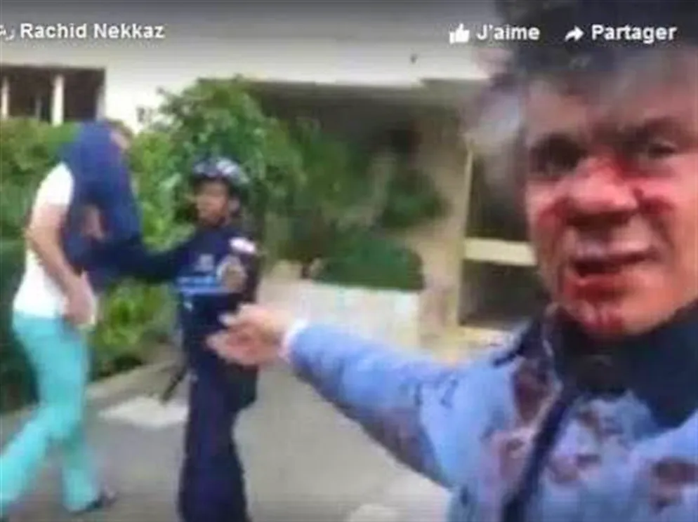 Rachid Nekkaz picchiato a Parigi