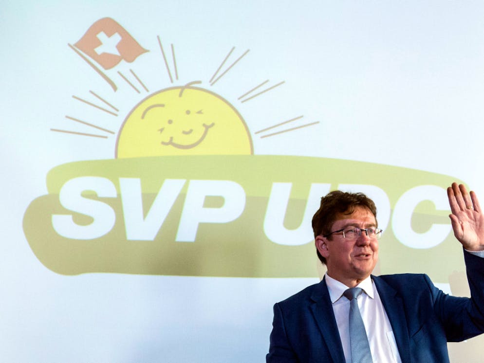 Il presidente dell'UDC Albert Rösti (BE).
