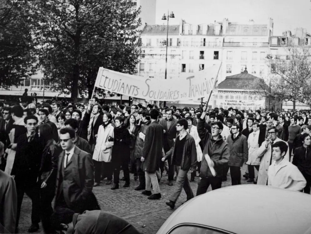 Pour Jacques Sauvageot, Mai 68 était un véritable "mythe fondateur", à la source des "radios libres comme du féminisme, de l'émergence de la société civile comme de la critique du socialisme réel" (archives).