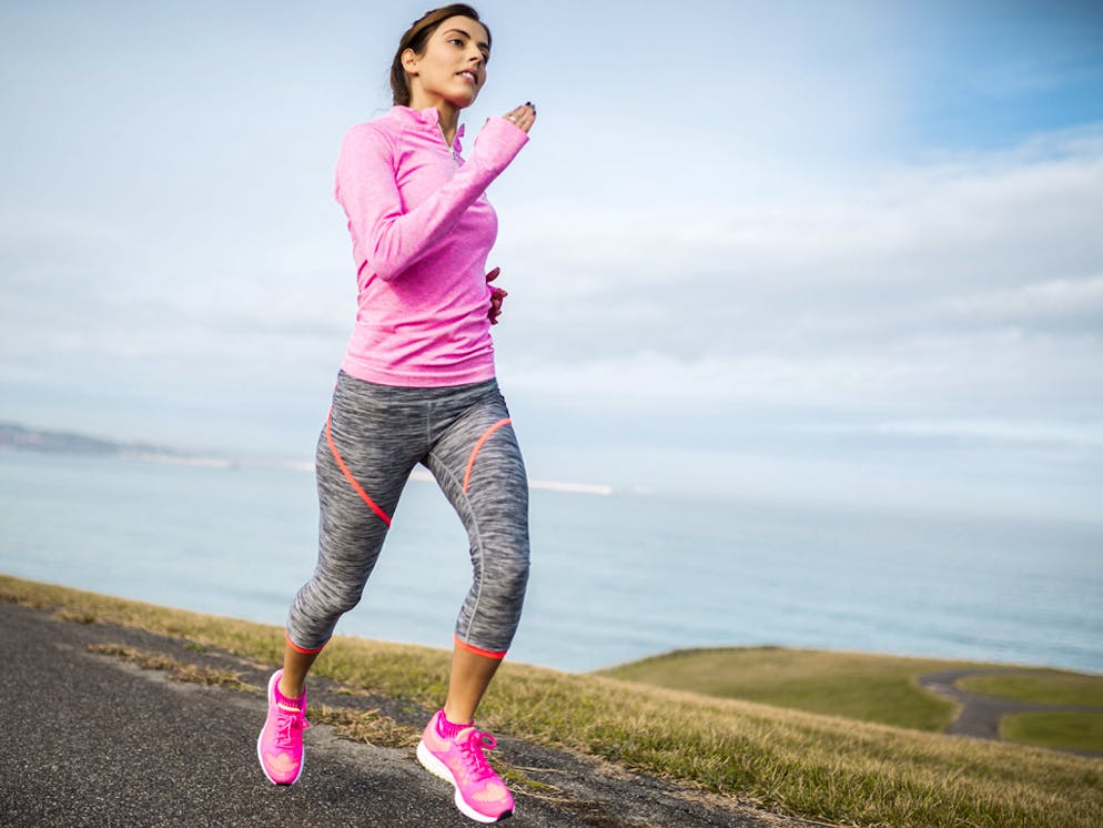 Mandatory Credit: Photo by REX_Shutterstock (4553017a)
MODEL RELEASED Spain, Gijon, sportive young woman running on path at the coast
VARIOUS

