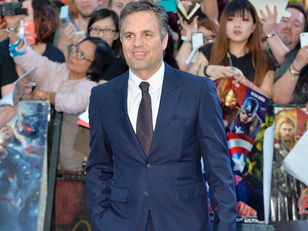 LONDON, ENGLAND - APRIL 21:  Mark Ruffalo attends "The Avengers: Age Of Ultron" European premiere at Westfield London on April 21, 2015 in London, England.  (Photo by Anthony Harvey/Getty Images)