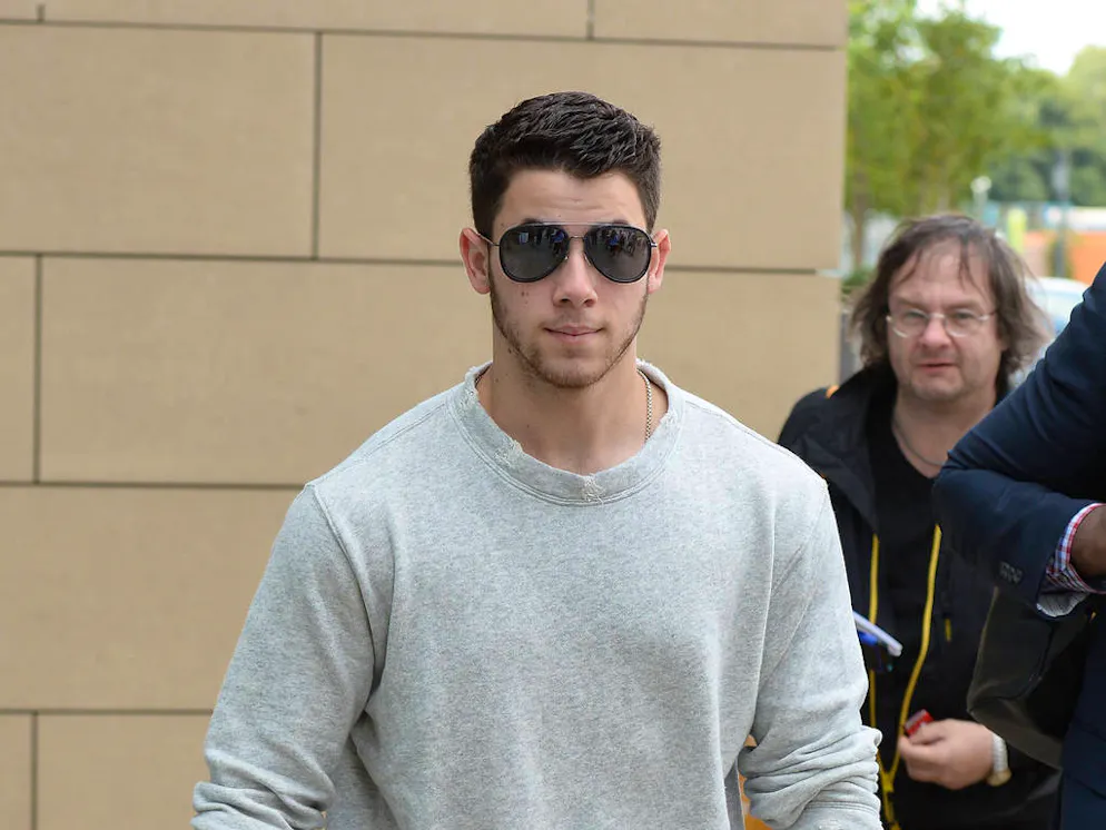 Celebrities arrive at Dock 10 Media City Manchester to film the  Picth Battle Live Final

Featuring: Nick Jonas
Where: Manchester, United Kingdom
When: 21 Jul 2017
Credit: Steve Searle/WENN.com