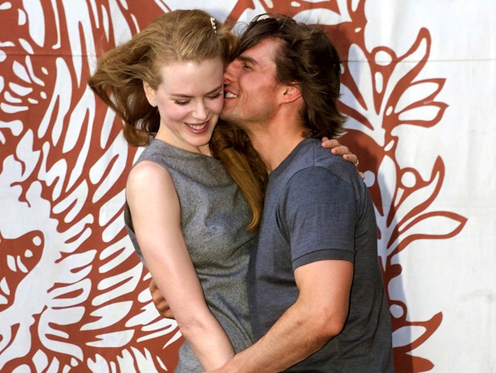 Nicole Kidman. Nicole Kidman con l'ex marito Tom Cruise, 1999.