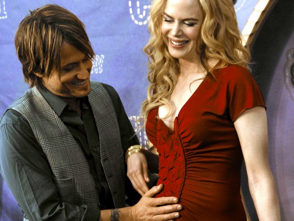 Nicole Kidman. Nicole Kidman e Keith Urban, 2008.