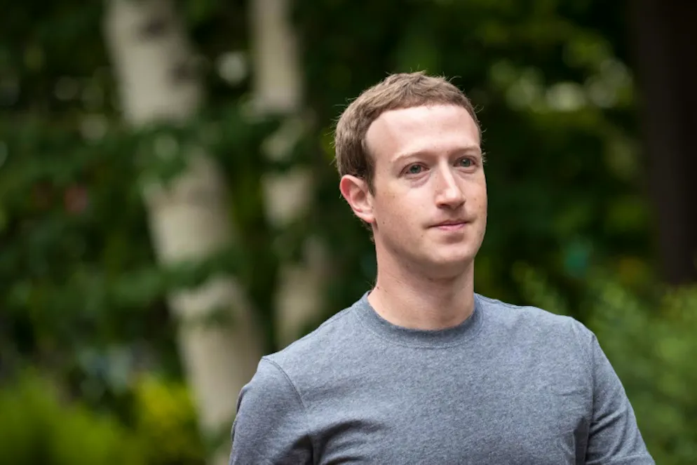 Facebook agit pour relâcher la pression, sans vrai risque financier. Mark Zuckerberg, le 14 juillet 2017 à Sun Valley, Idaho