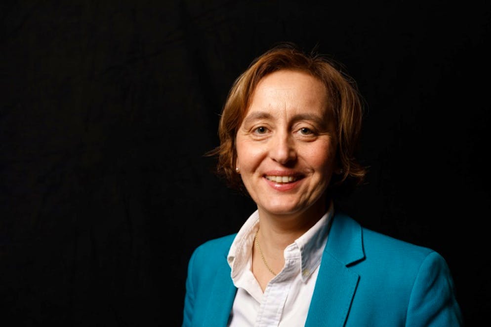 Beatrix von Storch, députée élue sous l'étiquette Alternative pour l'Alelmagne (AfD), à Hanovre le 3 décembre 2017