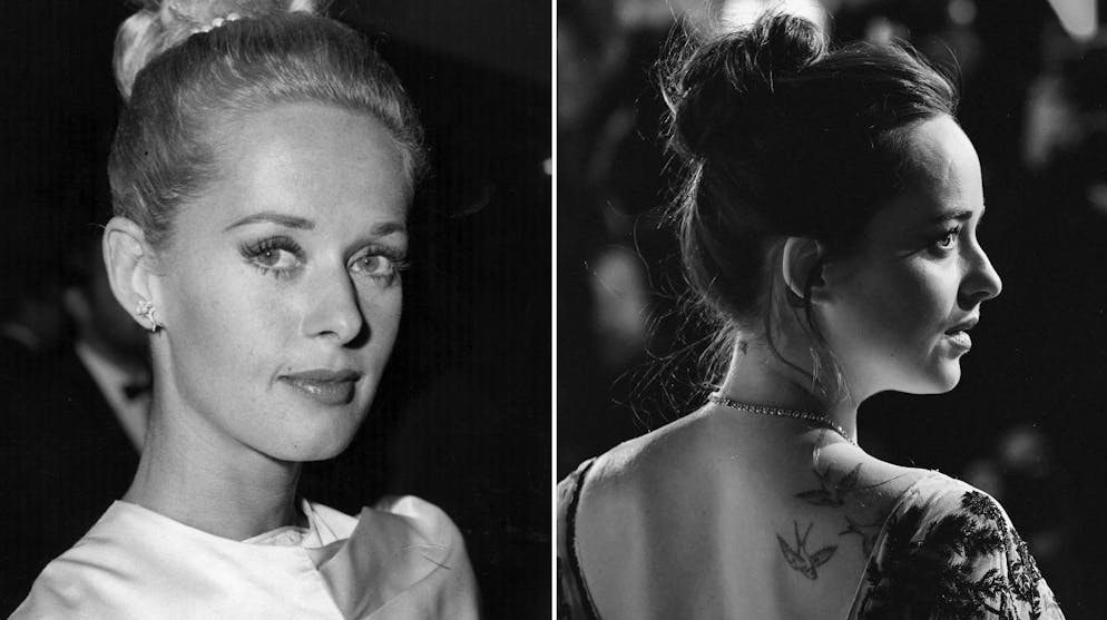 Glamour, Skandale, Tragödien: Das sind die berühmtesten Hollywood-Clans. «Fifty Shades of Grey»-Star Dakota Johnson (rechts) tritt als Schauspielerin in die Fussstapfen ihrer berühmten Oma Tippi Hedren und ihrer Eltern. Doch wo die Traumfabrik so nah liegt, ist oft die Tragödie nicht weit. Das zeigen auch diese Familiengeschichten ...