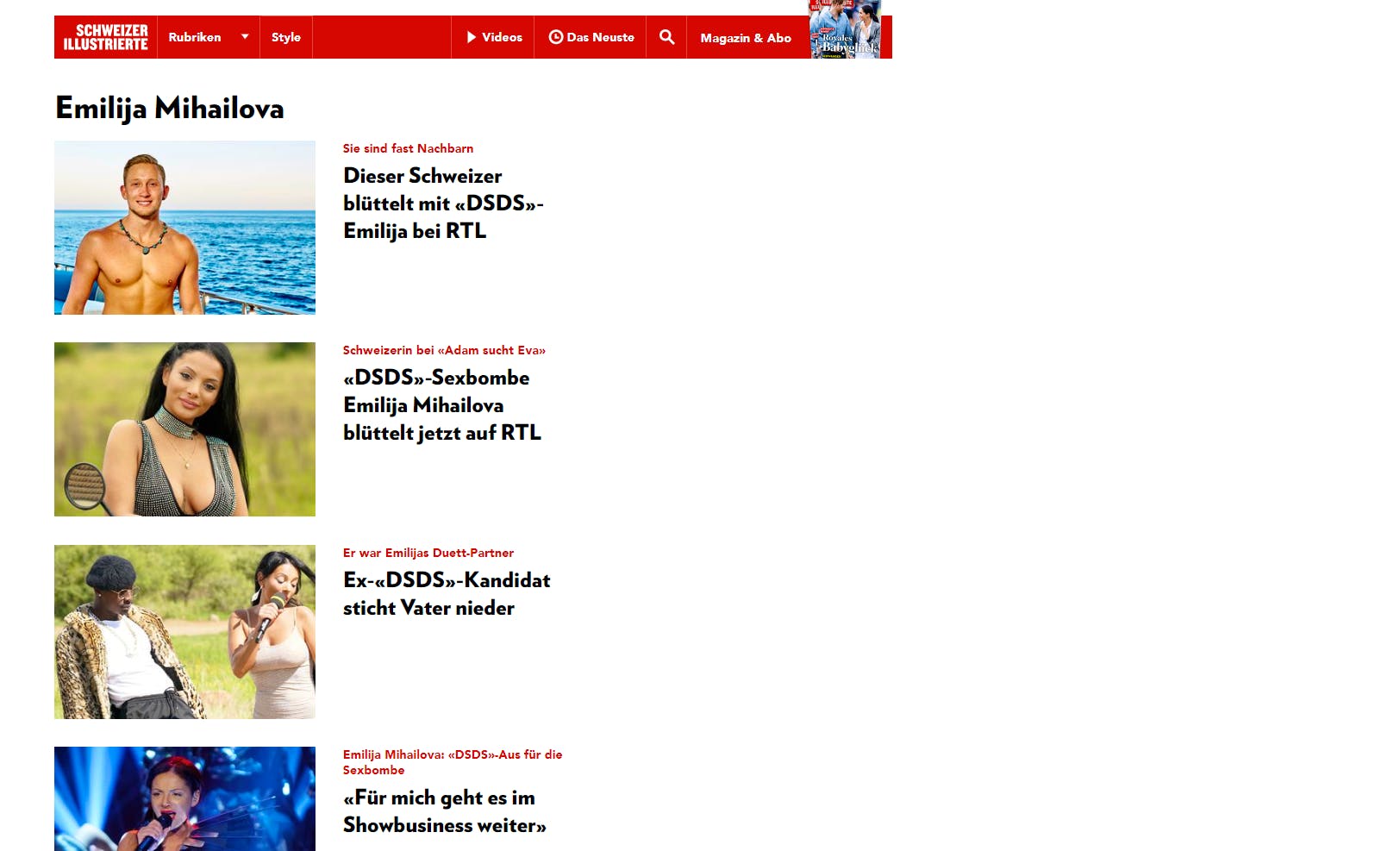 Prominente Bei Adam Sucht Eva Gina Lisas Sundenfall