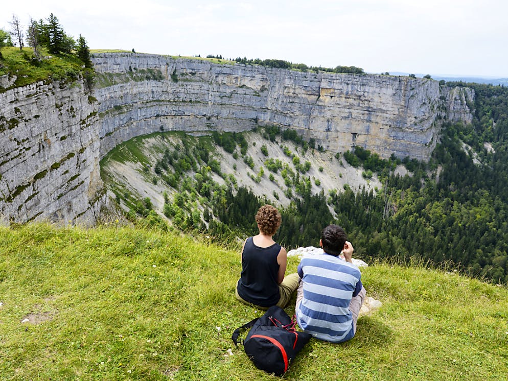 Le Creux-du-Van attire les touristes qui utilisent de plus en plus Airbnb pour se loger dans le canton de Neuchâtel (photo symbolique).