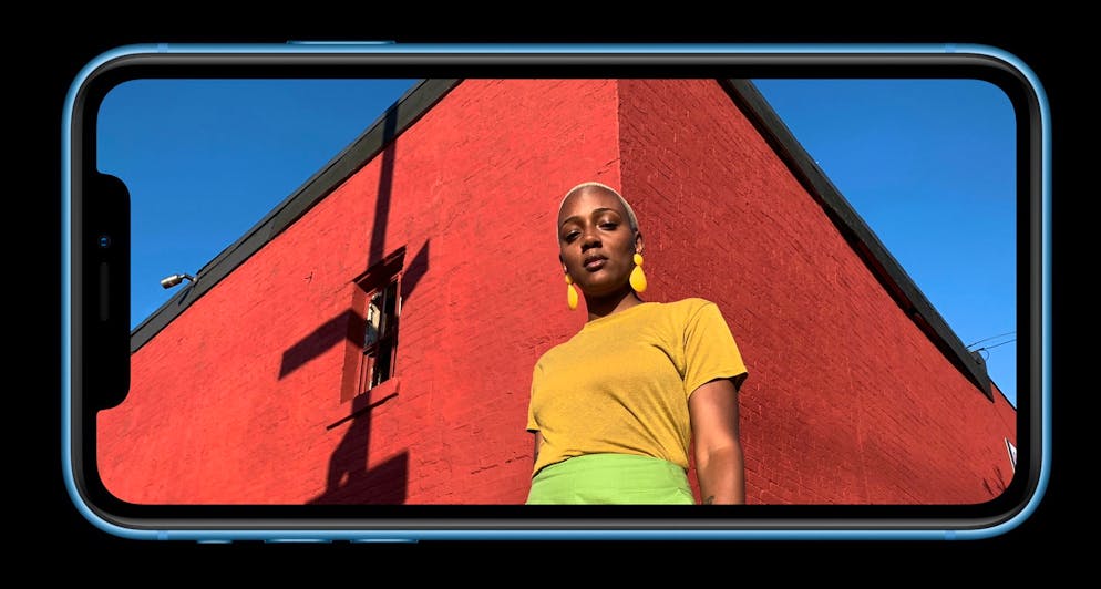 Die Ränder des iPhone XR sind etwas dicker.