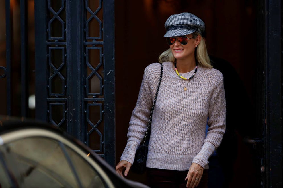 Laeticia Hallyday à Paris en ce mois d'octobre 18.