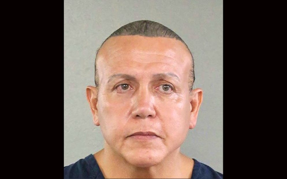 Le suspect Cesar Sayoc (photo Broward County Sheriff's Office)