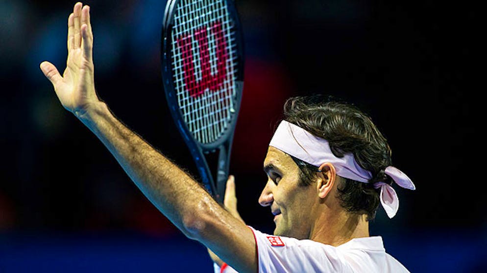 Roger Federer peut avoir le sourire: le Bâlois s'est facilement qualifié pour la finale des Swiss Indoors.