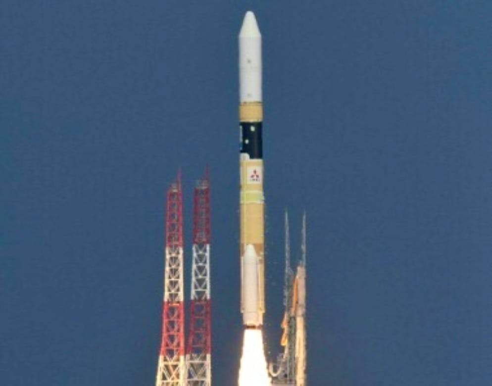 La fusée japonaise H-2A décolle du centre spatial Tanegashima, le 29 octobre 2018