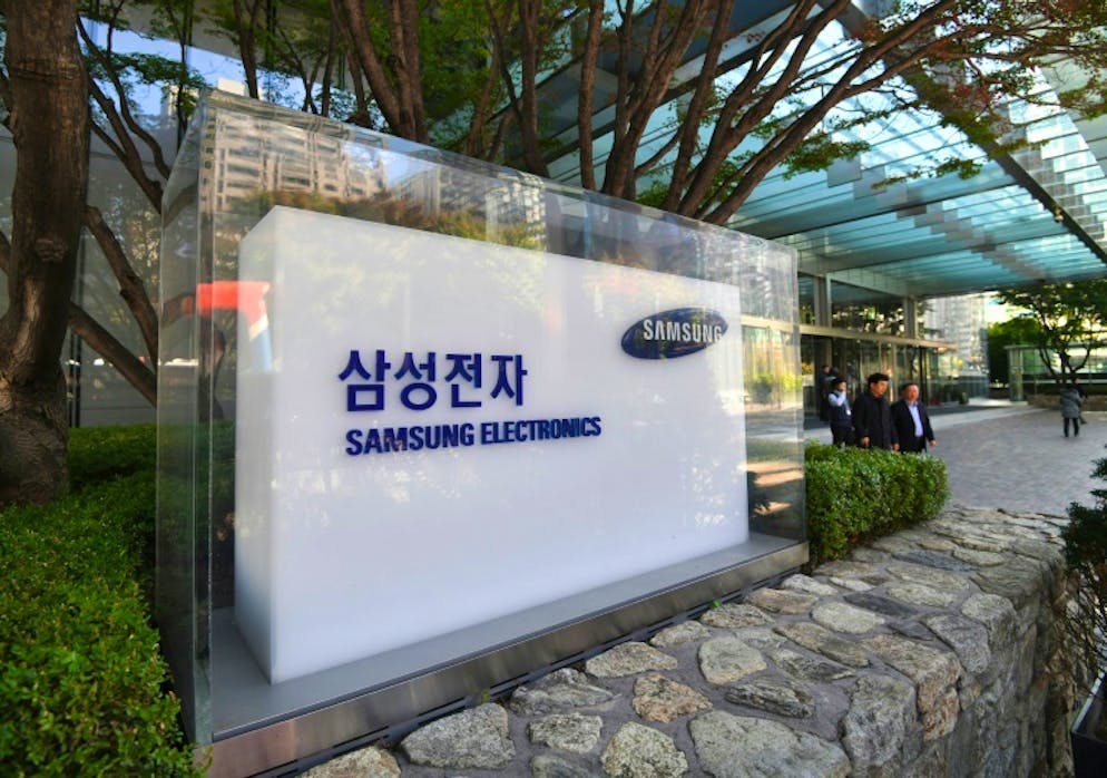 L'entreprise Samsung Electronics à Séoul, le 31 octobre 2018