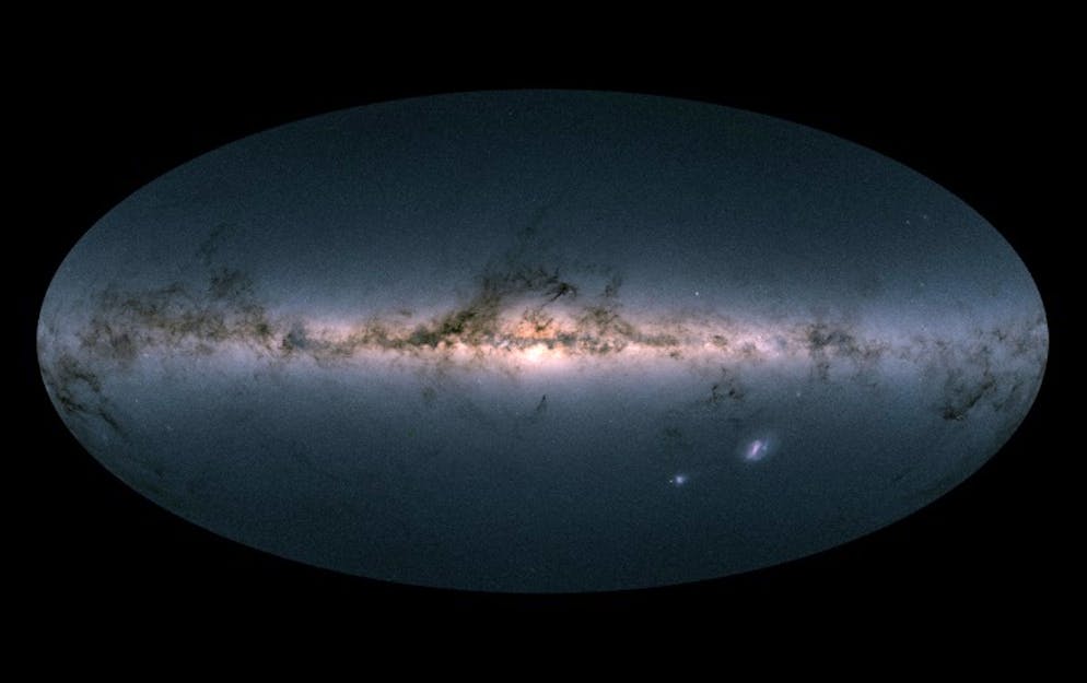 La Voie Lactée, le 25 avril 2018 (photo transmise par l'Agence spatiale européenne)