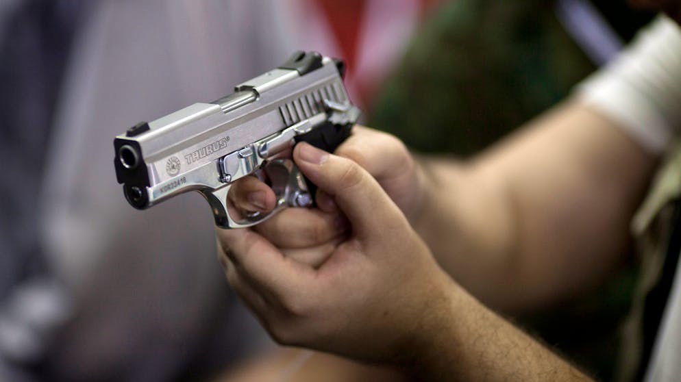 Von drei Kugeln wurde die Frau aus der Schweiz getroffen.