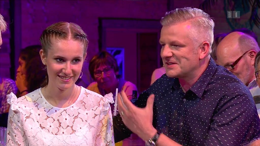 Scharfseher. Teenie-Talent Cloé Salzgeber macht Papa Rainer Maria stolz