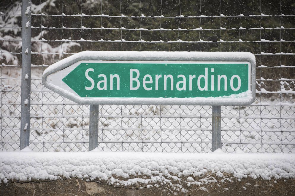 Sulla A13 questa mattina sono caduti circa 5 centimetri di neve.