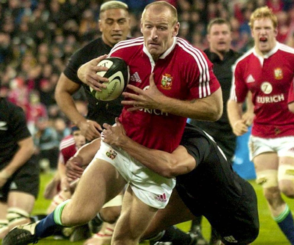 Gareth Thomas con la maglia della sua Nazionale