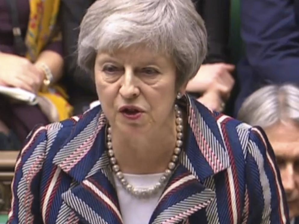 La premier britannica Theresa May