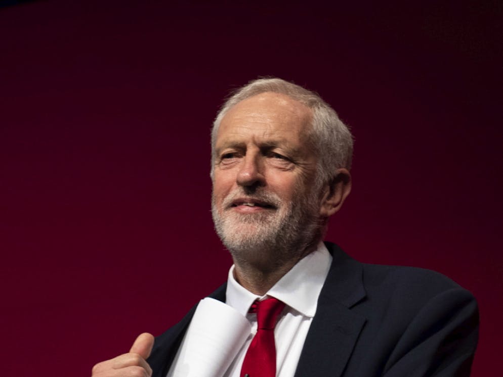 Il leader laburista Jeremy Corbyn
