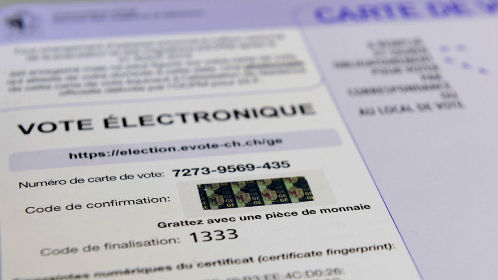 E-Voting. Genfer E-Voting-System am Ende