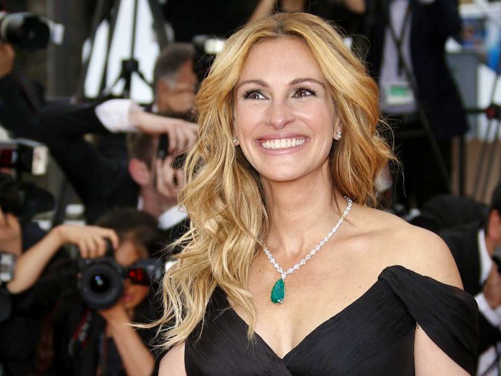 Bekannt für ihr Lächeln: US-Schauspielerin Julia Roberts.