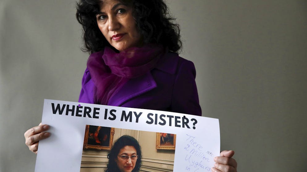 Rushan Abbas' Schwester Glushan ist Ärztin – und muss nun wohl in einem der «Ausbildungszentren» schufften.