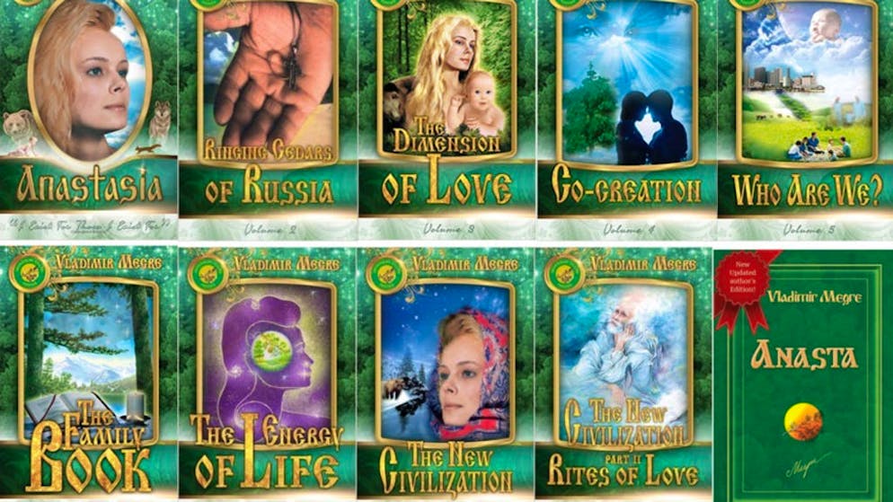 La serie di libri che evocano il movimento Anastasia rappresenta la Bibbia per gli adepti.