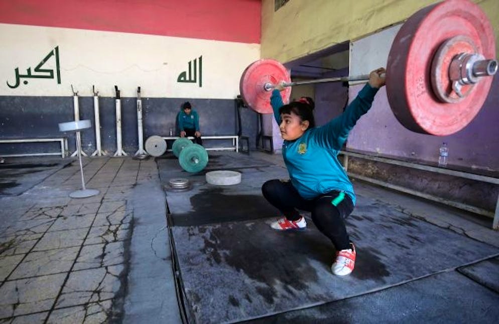 La future génération se prépare déjà, l'image de Roqaya Ahmed, 12 ans.