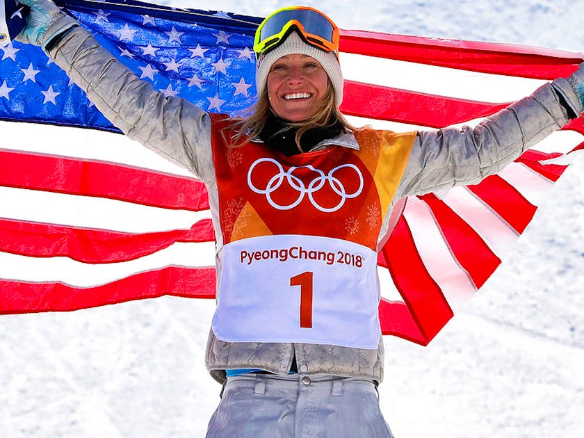 Jamie Anderson Snowboard win