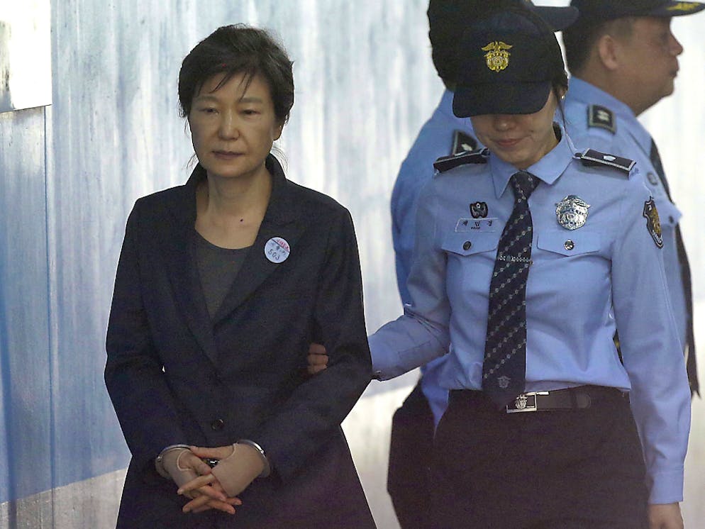 Parj Geun-hye est en détention provisoire depuis près d'un an.