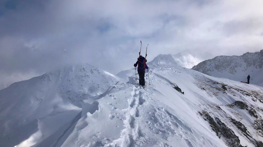 Skitour im Bündner Oberland. Die Tour im Oberalpgebiet in Bildern.