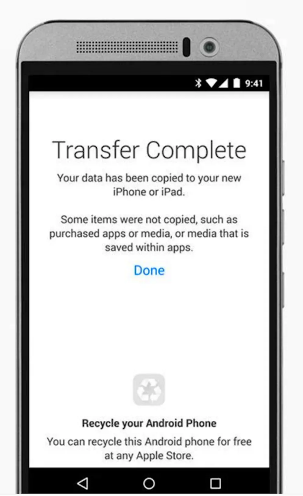 Comment sauvegarder les données de votre Smartphone?. Pour ceux qui souhaitent passer d'un Android à un iPhone, Apple met gracieusement à disposition l'application «Move to iOS».