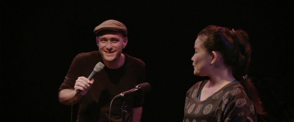 Im Kino: «Der Klang der Stimme». Der Film begleitet Andreas Schaerer auf seiner Tournee durch Japan und beaochtet, wie er beim Proben stets versucht, neue Klänge zu finden.