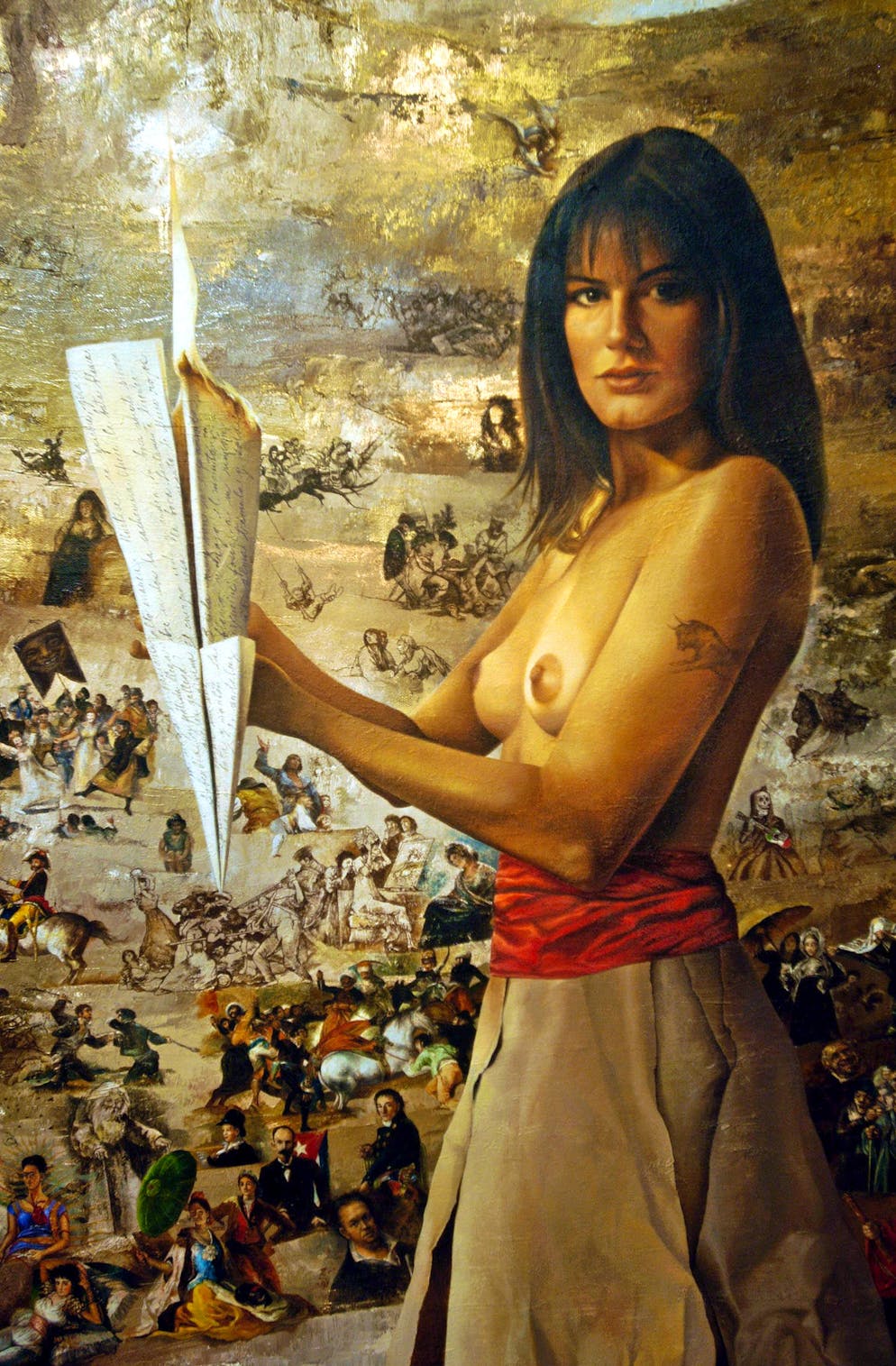 Les petites erreurs de jeunesse de Kate, Meghan & Co.. Il l’a immortalisée dans son plus simple appareil. Nul ne sait si la reine lui a réellement servi de modèle ou si ce tableau est le fruit de son imagination.