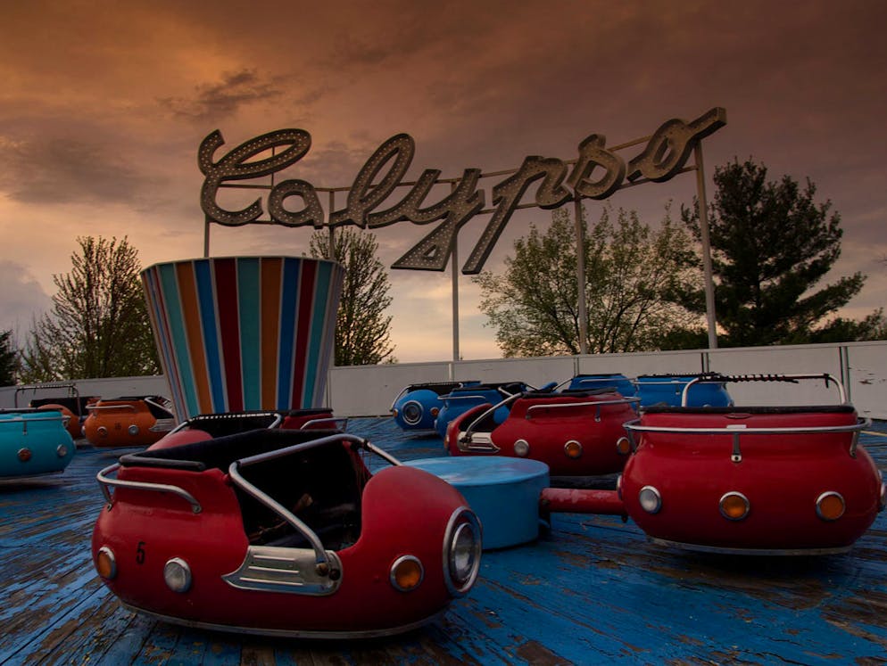 Schluss mit lustig: Diese Freizeitparks sind wirklich gruselig. Nach uns die «Calypso»: Der «Fun Spot Amusement Park and Zoo» in Angola, Indiana, war von 1956 bis 2008 ein Ort der guten Laune. Seither verströhmt er Endzeitstimmung.