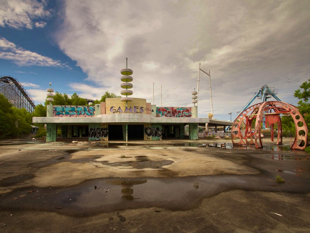 Ces parcs de loisirs ont de quoi faire peur. Le parc «Six Flags» à La Nouvelle-Orléans, Louisiane.