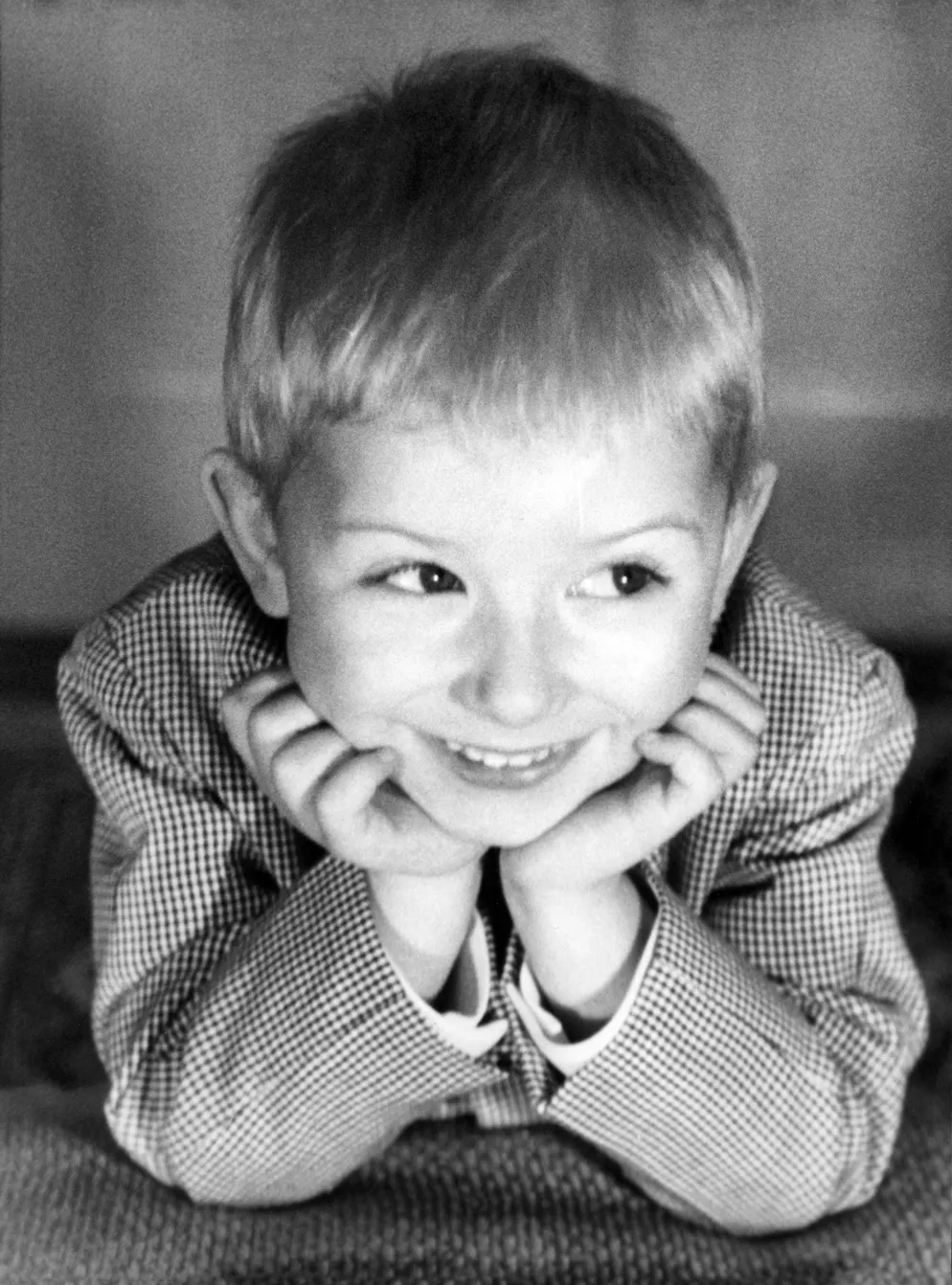 Der Berliner Kult-Coiffeur: Frank Schäfer. Im Kindergarten, 1964.