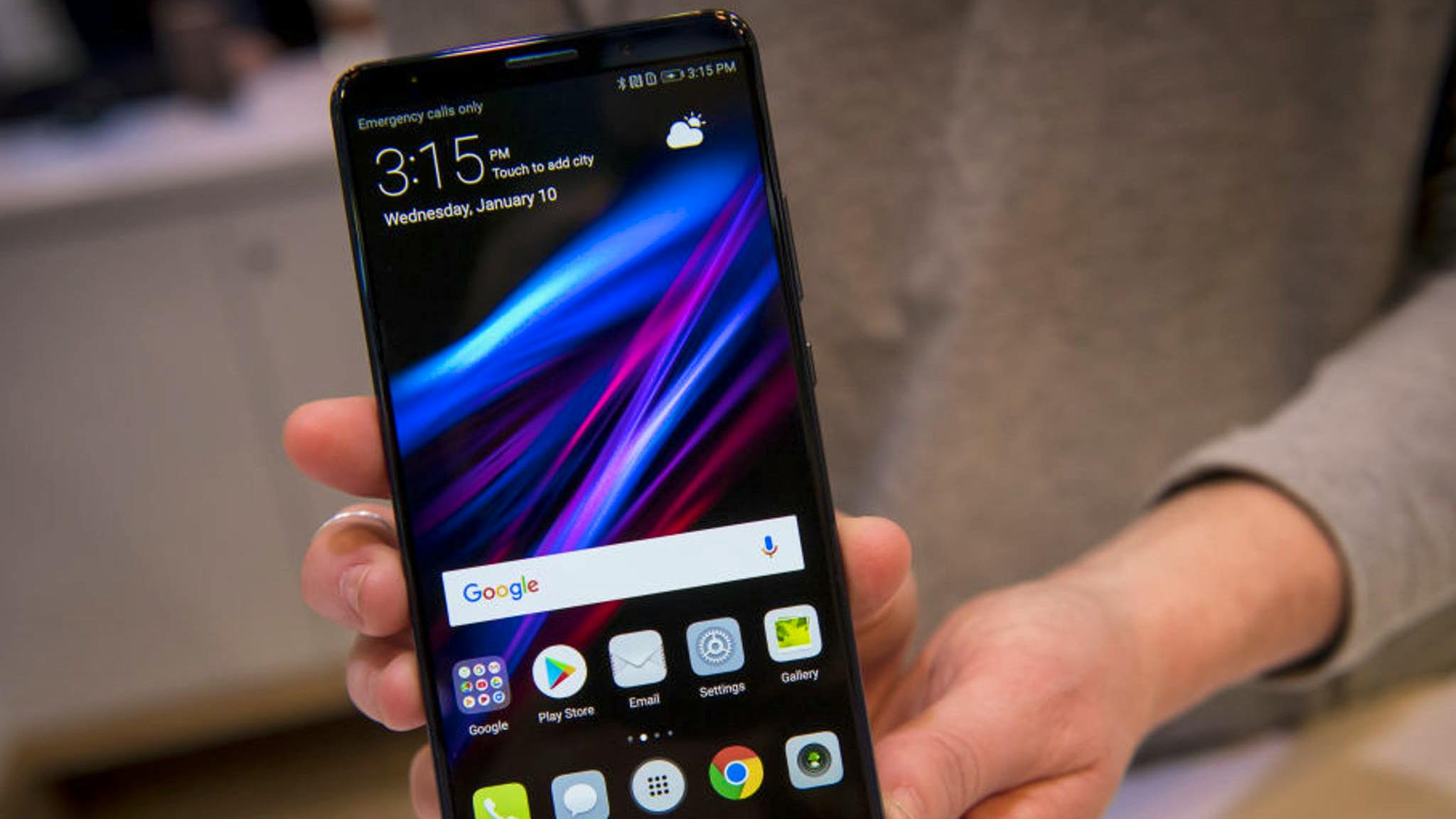 Mate 20 Pro. Das neue Huawei-Handy teilt seinen Strom mit anderen Gadgets.