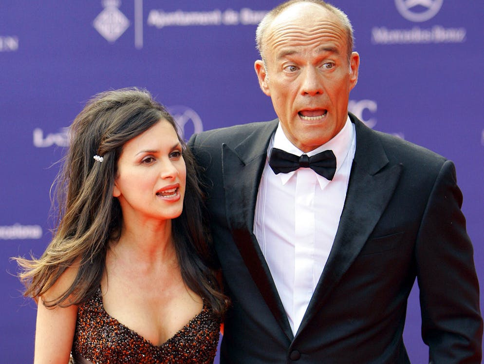 Heiner Lauterbach. Heiner Lauterbach mit Ehefrau Viktoria