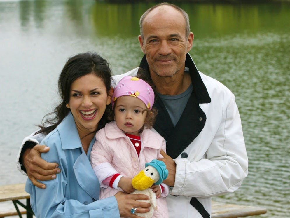 Heiner Lauterbach. Heiner Lauterbach mit Ehefrau Viktoria und Tochter