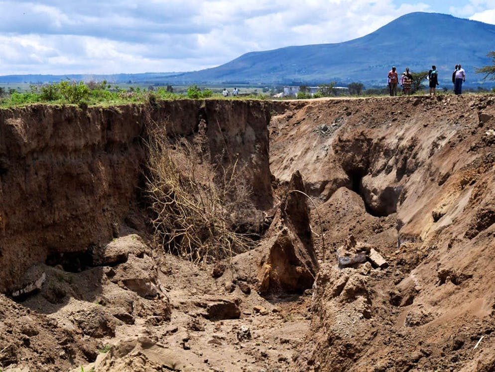 Une gigantesque faille s'est creusée en Afrique