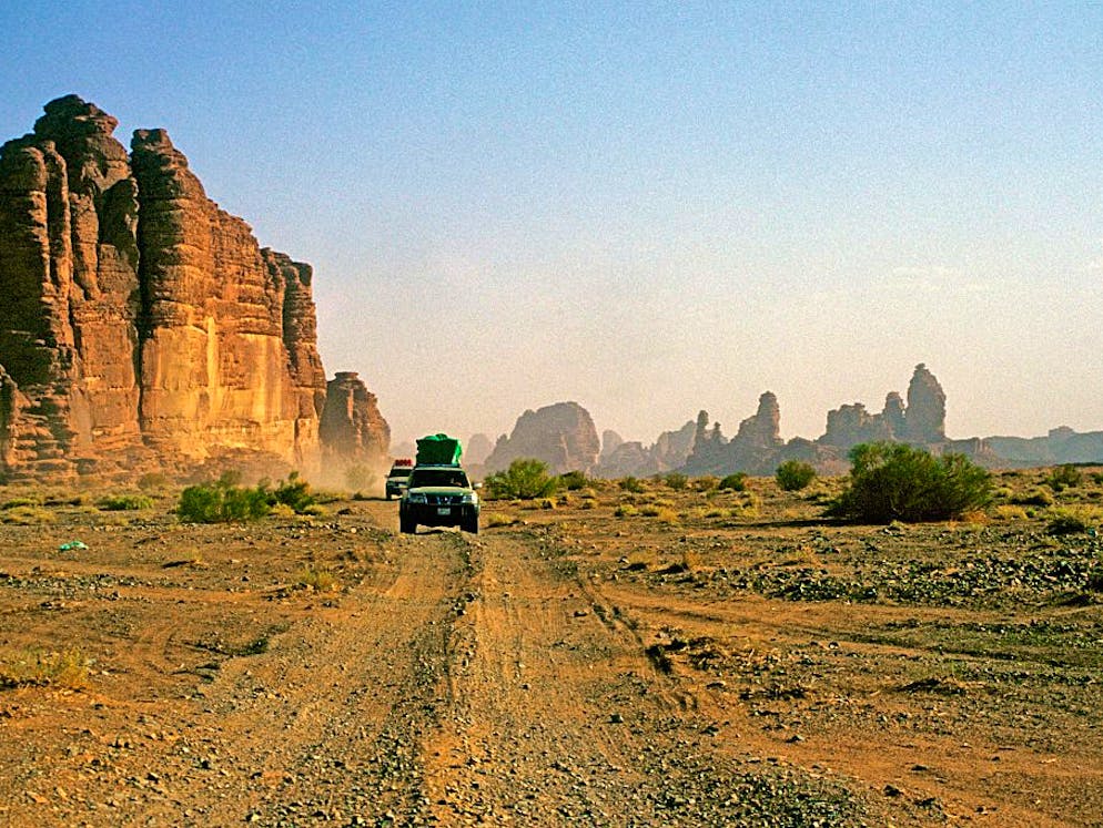 Die Nefud-Wüste in Saudi-Arabien.