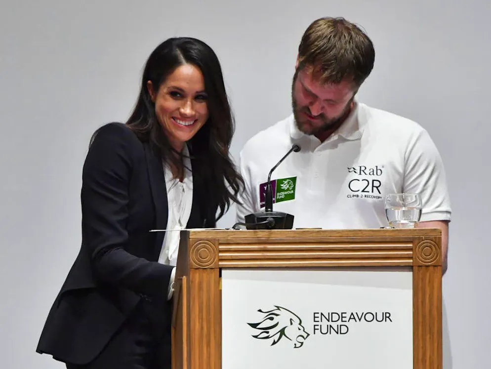 Il principe Harry e Meghan Markle. Il 1° febbraio ha assistito alla cerimonia di consegna dei premi della Royal Foundation, che in futuro presiederà insieme al principe Harry, al principe William e alla duchessa Kate.