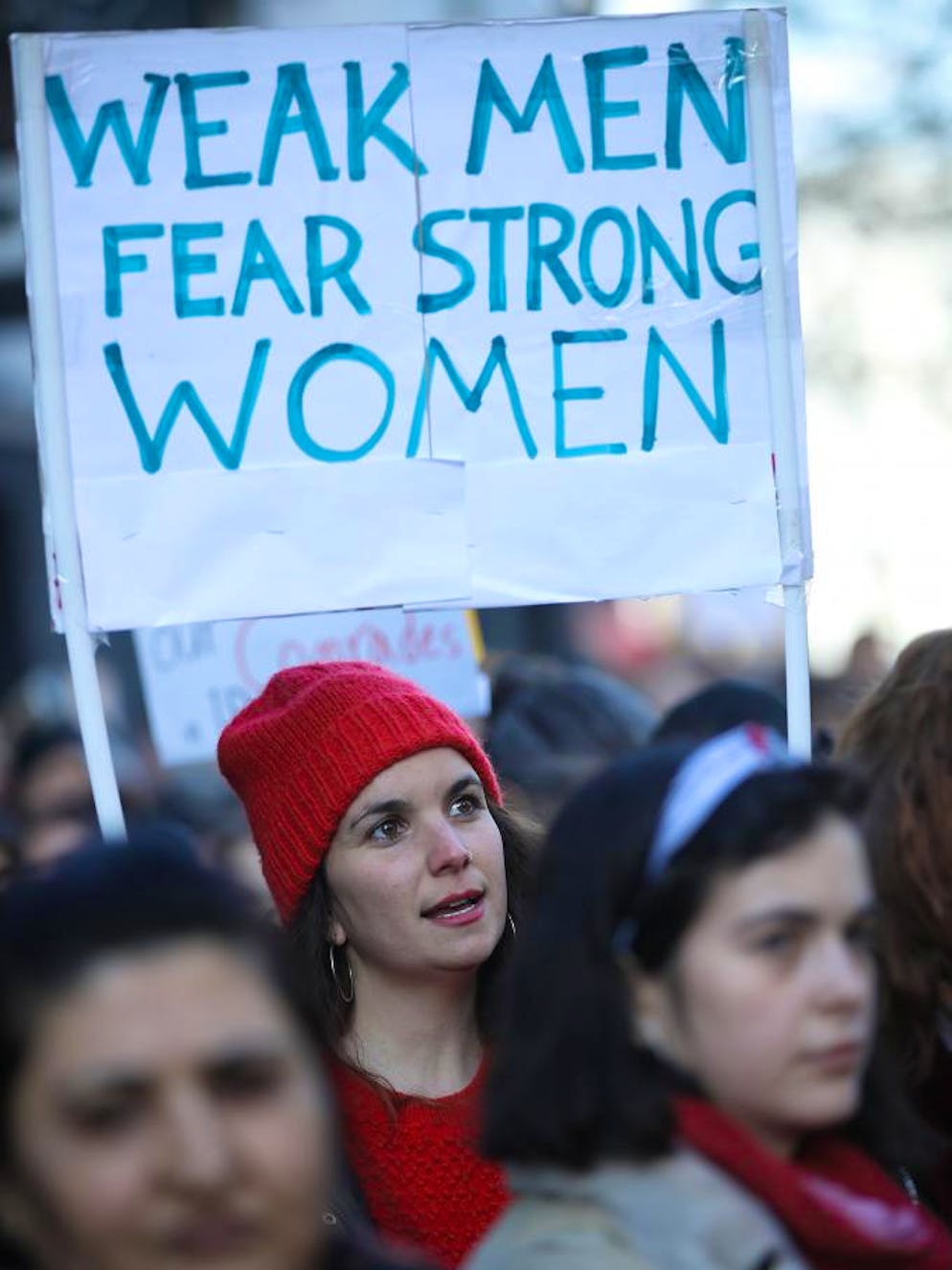Auch in Berlin formierte sich am Weltfrauentag eine Demo in Sachen #metoo.