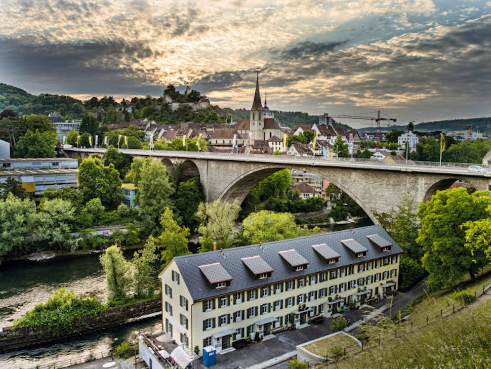 Vorbei am Kloster Fahr bis zum Etappenziel Baden.